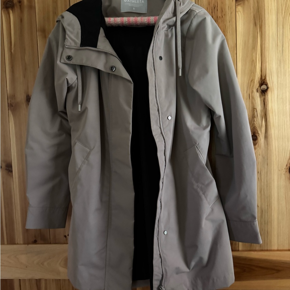 Athleta Tan Trench Coat